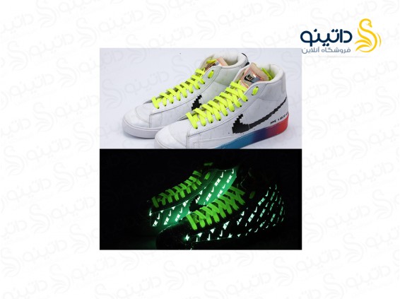 عکس بند کفش شبتاب رنگی ساده 16495 - انواع مدل بند کفش شبتاب رنگی ساده 16495