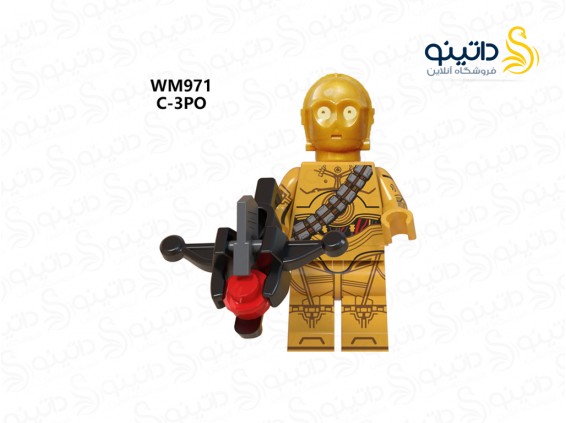 عکس مینی فیگور ربات C-3PO جنگ ستارگان WM971 - انواع مدل مینی فیگور ربات C-3PO جنگ ستارگان WM971