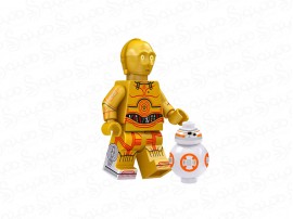 مینی فیگور ربات C-3PO جنگ ستارگان TV8005
