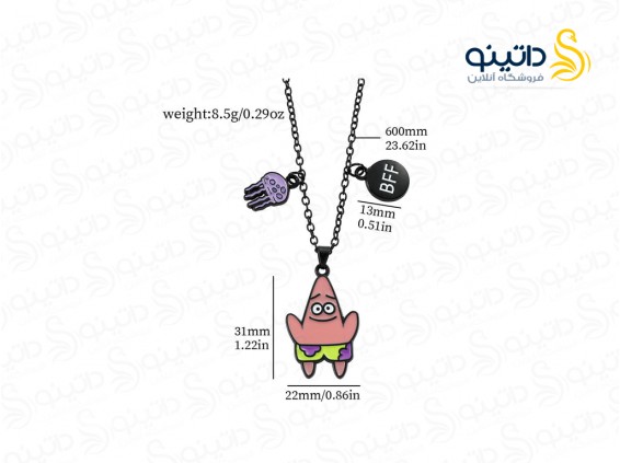 عکس گردنبند طرح پاتریک 17026 - انواع مدل گردنبند طرح پاتریک 17026