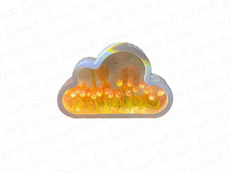 عکس دکوری طرح باغچه گل لاله بی نهایت مدل ابری 17799 - انواع مدل دکوری طرح باغچه گل لاله بی نهایت مدل ابری 17799