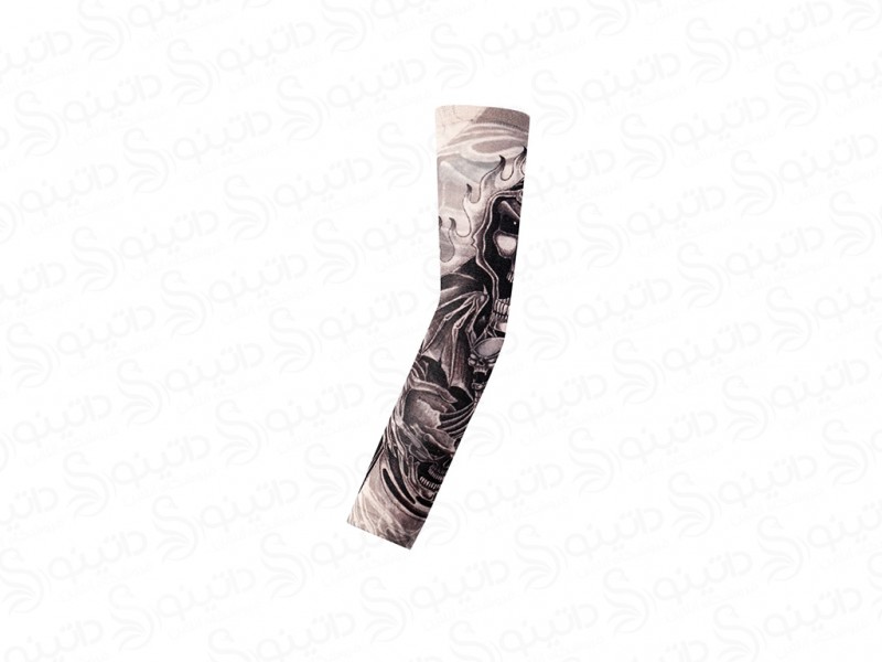عکس ساق دست طرح تاتو مدل جمجمه اشباح 18504 - انواع مدل ساق دست طرح تاتو مدل جمجمه اشباح 18504