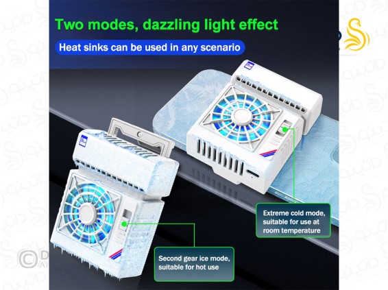 عکس فن خنک کننده گوشی رادیاتور دار مدل S5 - انواع مدل فن خنک کننده گوشی رادیاتور دار مدل S5