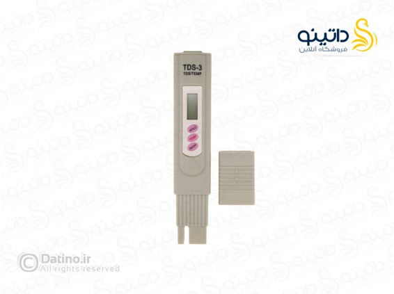 عکس گجت تست سلامت آب صفحه سفید با کیف چرمی TDS-3 - انواع مدل گجت تست سلامت آب صفحه سفید با کیف چرمی TDS-3