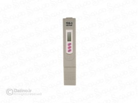 گجت تست سلامت آب صفحه سفید با کیف چرمی TDS-3
