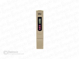 گجت تست سلامت آب صفحه مشکی با کیف چرمی TDS-3
