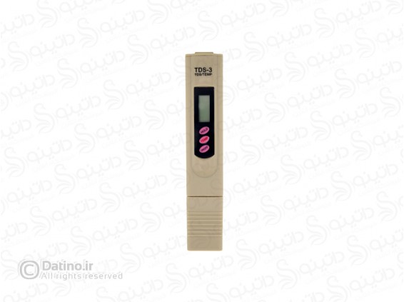 عکس گجت تست سلامت آب صفحه مشکی با کیف چرمی TDS-3 - انواع مدل گجت تست سلامت آب صفحه مشکی با کیف چرمی TDS-3