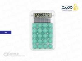ماشین حساب جیبی مدل شفاف دکمه پاستیلی 18825