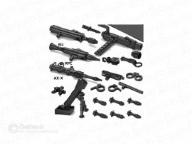 قطعه لگو پک 5 عددی سلاح های سنگین نظامی 18850