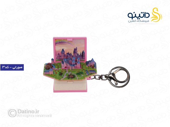 عکس جاکلیدی کتاب جادویی باز شو سه بعدی طرح دنیای هپی کستل Happy Castle 19059 - انواع مدل جاکلیدی کتاب جادویی باز شو سه بعدی طرح دنیای هپی کستل Happy Castle 19059