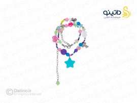 گردنبند زنانه رنگی تابستانی آویز ستاره sweetheart 19089