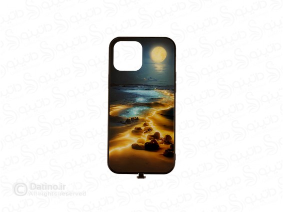 عکس قاب گوشی طرح منظره شب ساحل دریا ال ای دی دار شیشه ای 19119 - انواع مدل قاب گوشی طرح منظره شب ساحل دریا ال ای دی دار شیشه ای 19119