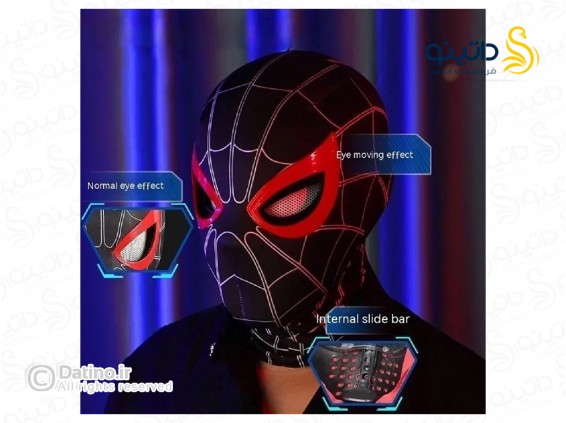 عکس ماسک مکانیکی مرد عنکبوتی با چشم متحرک 19165 - انواع مدل ماسک مکانیکی مرد عنکبوتی با چشم متحرک 19165