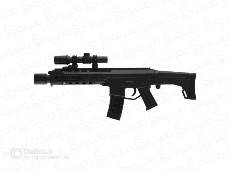عکس اسباب بازی اسلحه تیر سیلیکونی مدل SCAR دوربین دار 19477 - انواع مدل اسباب بازی اسلحه تیر سیلیکونی مدل SCAR دوربین دار 19477