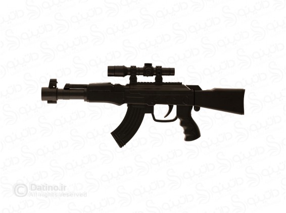 عکس اسباب بازی اسلحه تیر سیلیکونی مدل AK47 دوربین دار 19478 - انواع مدل اسباب بازی اسلحه تیر سیلیکونی مدل AK47 دوربین دار 19478