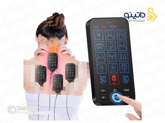 عکس دستگاه فیزیوتراپی و تنس عضلانی EMS با پچ 12 حالته M-812 - انواع مدل دستگاه فیزیوتراپی و تنس عضلانی EMS با پچ 12 حالته M-812