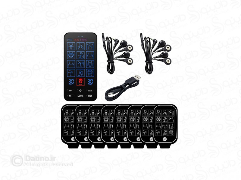 عکس دستگاه فیزیوتراپی و تنس عضلانی EMS + TENS + RELAX با پچ 12 حالته M-812 - انواع مدل دستگاه فیزیوتراپی و تنس عضلانی EMS + TENS + RELAX با پچ 12 حالته M-812