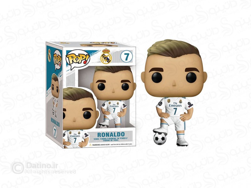 عکس فانکو پاپ کریستیانو رونالدو با لباس رئال مادرید Q863 - انواع مدل فانکو پاپ کریستیانو رونالدو با لباس رئال مادرید Q863