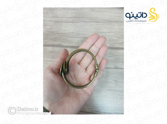 عکس قاب دستبند دو کفه دایره ای زرد قلم 19646 - انواع مدل قاب دستبند دو کفه دایره ای زرد قلم 19646