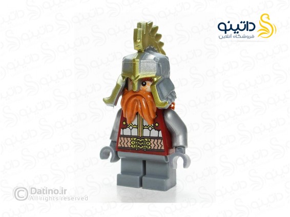 عکس مینی فیگور دین آهنین با تبر فیلم ارباب حلقه ها PG558 - انواع مدل مینی فیگور دین آهنین با تبر فیلم ارباب حلقه ها PG558