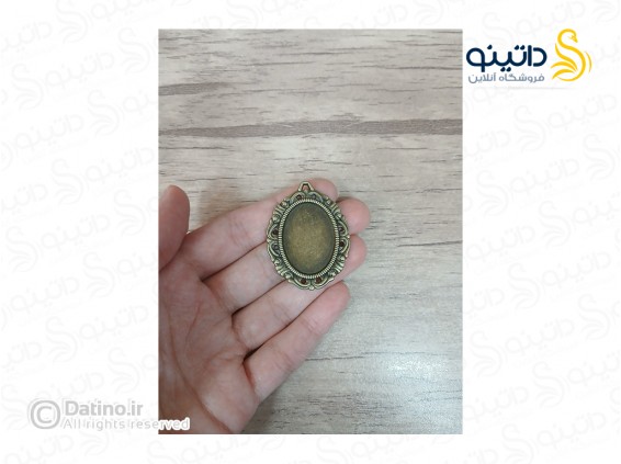 عکس قاب گردن آویز طرح بال فرشته بیضی زرد قلم 19715 - انواع مدل قاب گردن آویز طرح بال فرشته بیضی زرد قلم 19715