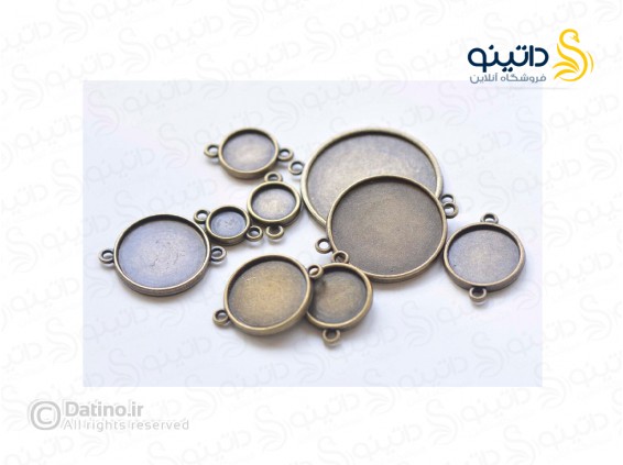 عکس قاب دستبندی طرح ساده دایره ای زرد قلم 19718 - انواع مدل قاب دستبندی طرح ساده دایره ای زرد قلم 19718