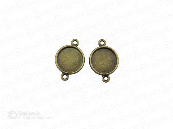 عکس قاب دستبندی طرح ساده دایره ای زرد قلم 19718 - انواع مدل قاب دستبندی طرح ساده دایره ای زرد قلم 19718
