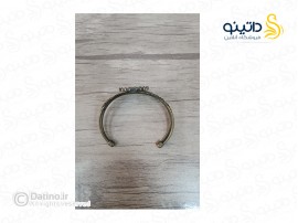 قاب دستبند طرح گل کفه دایره ای زرد قلم 19721