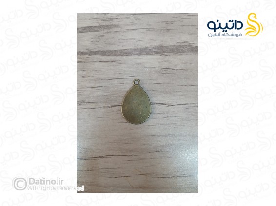 عکس قاب گردن آویز طرح قطره اشک زرد قلم 19732 - انواع مدل قاب گردن آویز طرح قطره اشک زرد قلم 19732
