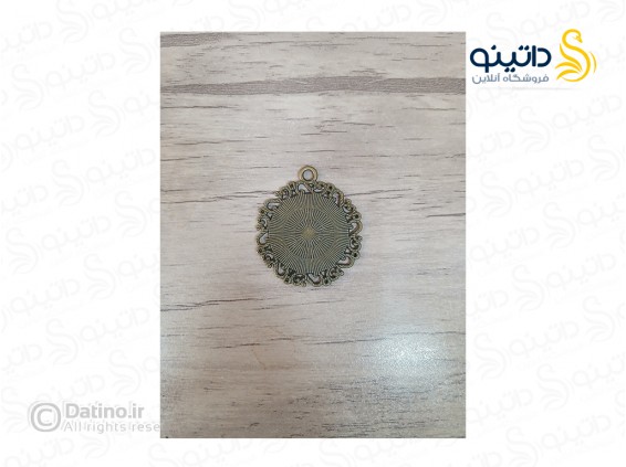 عکس قاب گردن آویز طرح دار دایره ای زرد قلم 19754 - انواع مدل قاب گردن آویز طرح دار دایره ای زرد قلم 19754