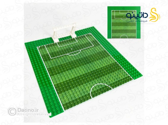 عکس قطعه لگو زمین فوتبال 19803 - انواع مدل قطعه لگو زمین فوتبال 19803