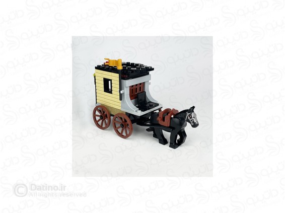 عکس لگو طرح کالسکه و اسب 19814 - انواع مدل لگو طرح کالسکه و اسب 19814