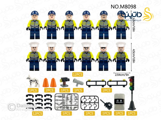 عکس مینی فیگور طرح گروه ویژه پلیس و تجهیزات 19818 - انواع مدل مینی فیگور طرح گروه ویژه پلیس و تجهیزات 19818