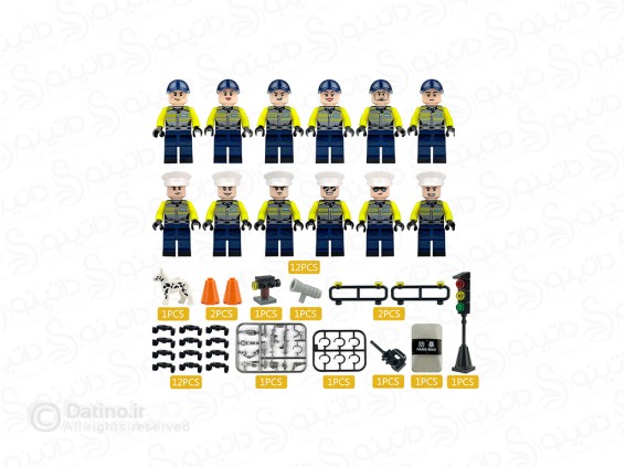 عکس مینی فیگور طرح گروه ویژه پلیس و تجهیزات 19818 - انواع مدل مینی فیگور طرح گروه ویژه پلیس و تجهیزات 19818