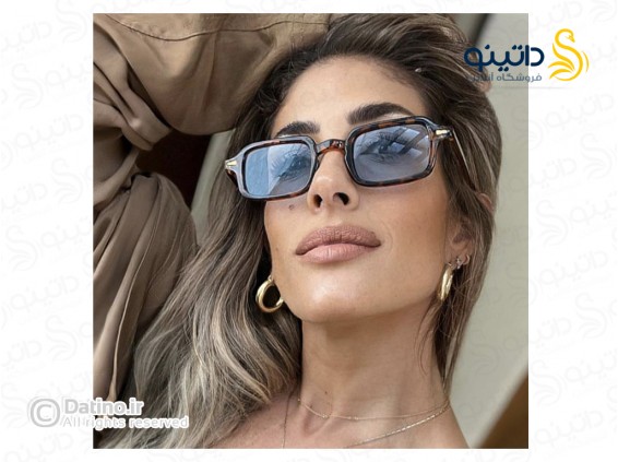 عکس عینک آفتابی مربعی مدل رترو طرح پلنگی 19831 - انواع مدل عینک آفتابی مربعی مدل رترو طرح پلنگی 19831