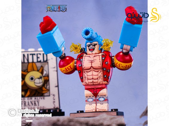 عکس مینی فیگور فرانکی انیمه وان پیس DY641 - انواع مدل مینی فیگور فرانکی انیمه وان پیس DY641