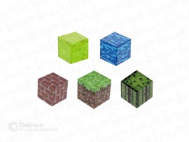 بلوک مغناطیسی ماینکرافت طرح تصادفی مجموعه 5 عددی 20060