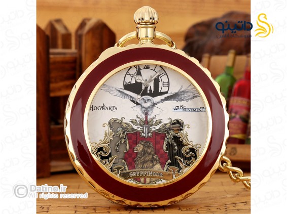 عکس گردنبند ساعت موزیکال طرح نماد گریفیندور فیلم هری پاتر 20066 - انواع مدل گردنبند ساعت موزیکال طرح نماد گریفیندور فیلم هری پاتر 20066