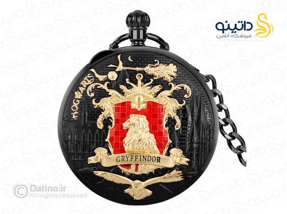 عکس گردنبند ساعت موزیکال طرح نماد گروه گریفیندور فیلم هری پاتر 20069 - انواع مدل گردنبند ساعت موزیکال طرح نماد گروه گریفیندور فیلم هری پاتر 20069