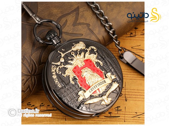 عکس گردنبند ساعت موزیکال طرح نماد گروه گریفیندور فیلم هری پاتر 20069 - انواع مدل گردنبند ساعت موزیکال طرح نماد گروه گریفیندور فیلم هری پاتر 20069