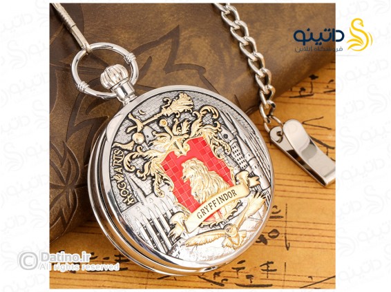 عکس گردنبند ساعت موزیکال طرح نماد گروه گریفیندور فیلم هری پاتر 20069 - انواع مدل گردنبند ساعت موزیکال طرح نماد گروه گریفیندور فیلم هری پاتر 20069