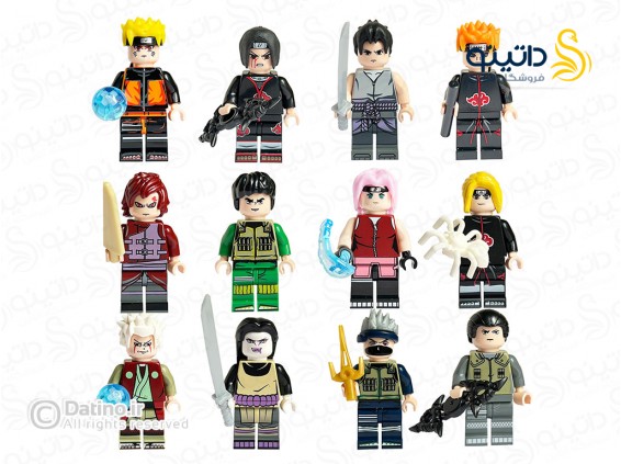 عکس مینی فیگور طرح نینجاهای ناروتو مجموعه 12 عددی W007 - انواع مدل مینی فیگور طرح نینجاهای ناروتو مجموعه 12 عددی W007