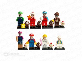 مینی فیگور شخصیت های سوپر ماریو مجموعه 8 عددی W025