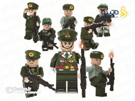 مینی فیگور طرح نیروهای ویژه نظامی مجموعه 8 عددی W026