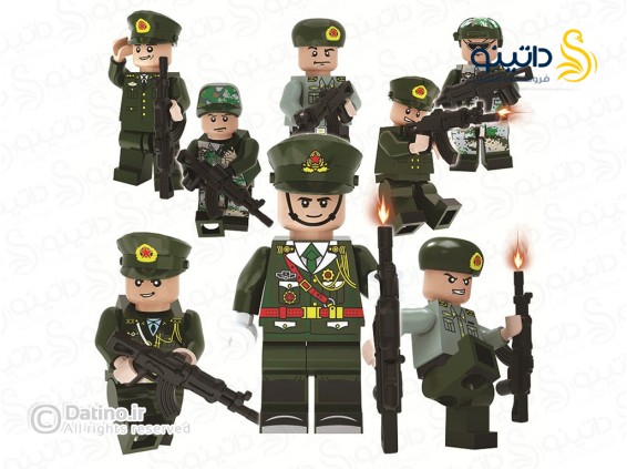 عکس مینی فیگور طرح نیروهای ویژه نظامی مجموعه 8 عددی W026 - انواع مدل مینی فیگور طرح نیروهای ویژه نظامی مجموعه 8 عددی W026