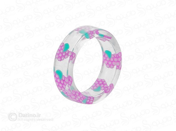 عکس انگشتر رزینی مدل میوه طرح انگور 20088 - انواع مدل انگشتر رزینی مدل میوه طرح انگور 20088