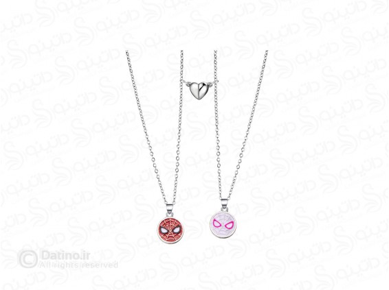 عکس گردنبند جفت مگنتی طرح مرد عنکبوتی 20091 - انواع مدل گردنبند جفت مگنتی طرح مرد عنکبوتی 20091