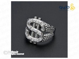 انگشتر هیپ هاپ طرح دلار 20105