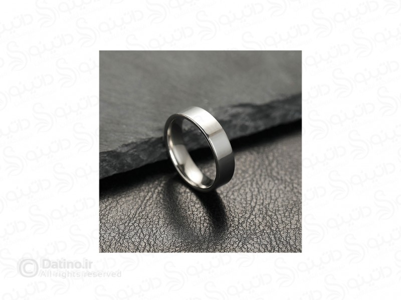 عکس حلقه زنانه طرح تخت کلاسیک 20107 - انواع مدل حلقه زنانه طرح تخت کلاسیک 20107