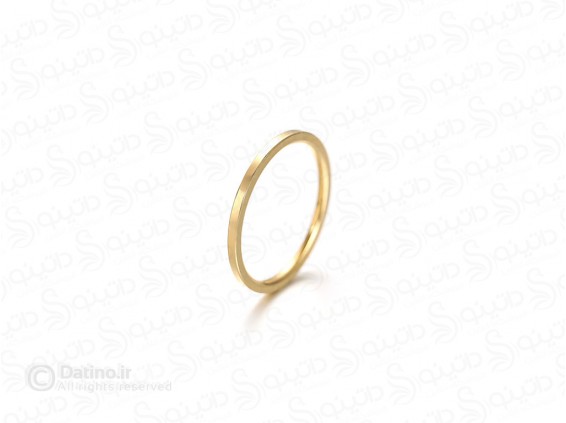 عکس حلقه زنانه طرح باریک کلاسیک 20108 - انواع مدل حلقه زنانه طرح باریک کلاسیک 20108